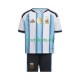 Fußballtrikot Argentinien Kinder Heim World Cup 2026 Kurzarm