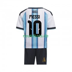 Fußballtrikot Argentinien Lionel Messi 10 Kinder Heim World Cup 2026 Kurzarm