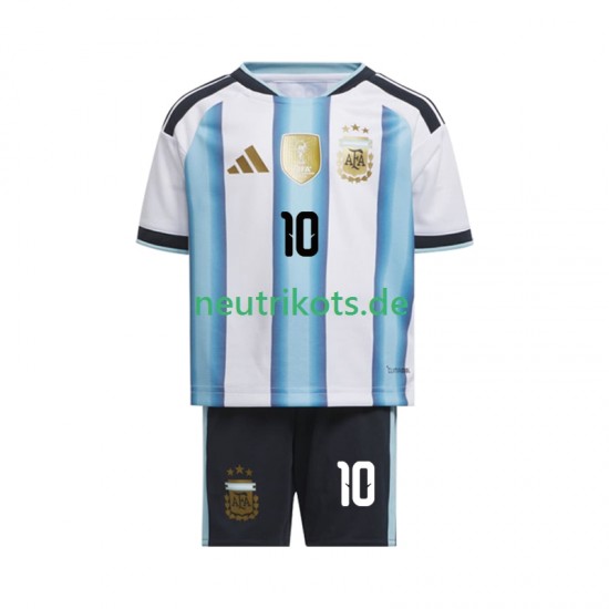 Fußballtrikot Argentinien Lionel Messi 10 Kinder Heim World Cup 2026 Kurzarm