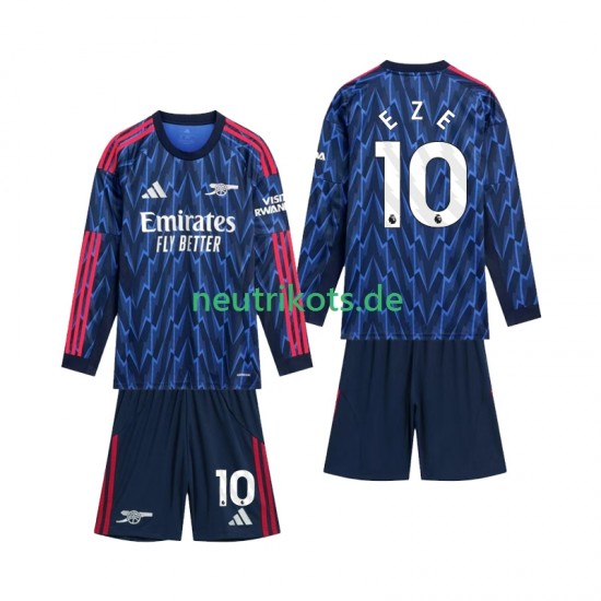 Fußballtrikot Arsenal Eze 10 Kinder Auswärts 2025-2026 Langarm