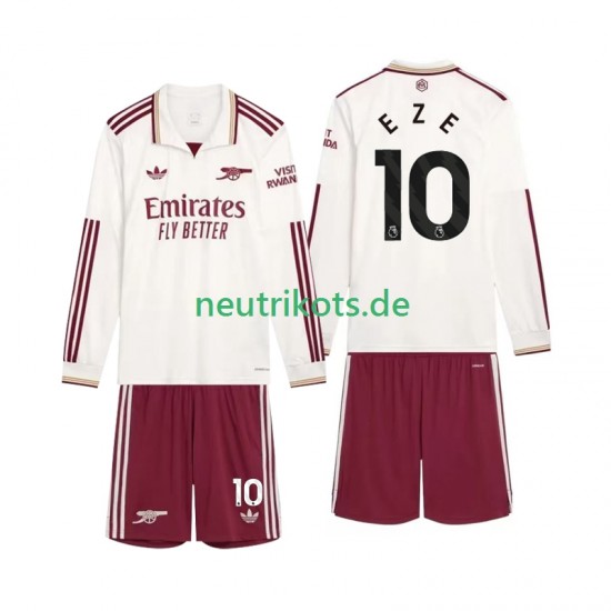 Fußballtrikot Arsenal Eze 10 Kinder Ausweich 2025-2026 Langarm