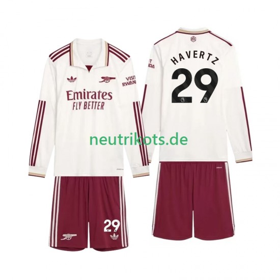 Fußballtrikot Arsenal Havertz 29 Kinder Ausweich 2025-2026 Langarm