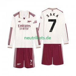 Fußballtrikot Arsenal Saka 7 Kinder Ausweich 2025-2026 Langarm