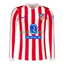 Fußballtrikot Atlético Madrid Herren Heim 2025-2026 Langarm