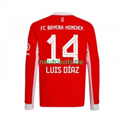 Fußballtrikot FC Bayern München Luis Diaz 14 Herren Heim 2025-2026 Langarm