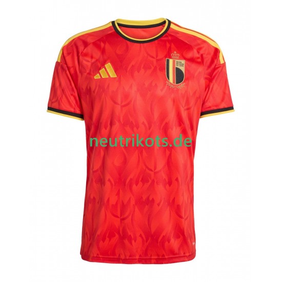 Fußballtrikot Belgien Herren Heim World Cup 2026 Kurzarm