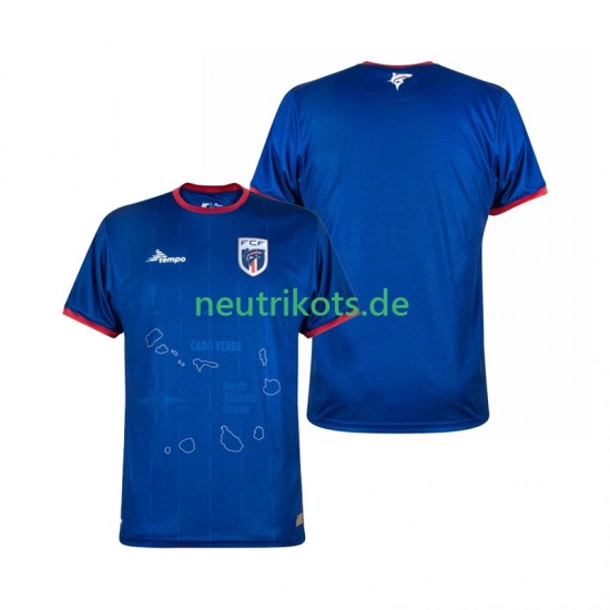 Fußballtrikot Cape Verde Herren Heim 2024-2025 Kurzarm