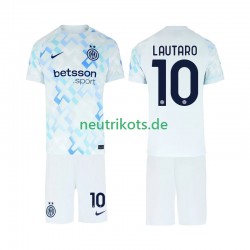 Fußballtrikot Inter Mailand Lautaro Martinez 10 Kinder Auswärts 2025-2026 Kurzarm