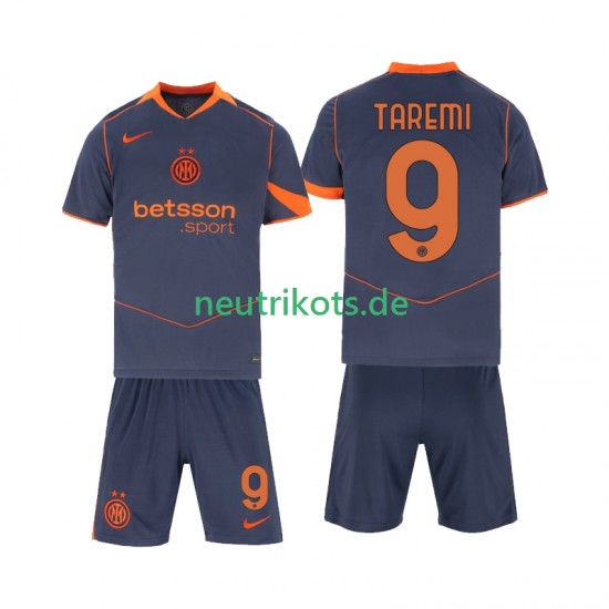 Fußballtrikot Inter Mailand Marcus Thuram 9 Kinder Ausweich 2025-2026 Kurzarm