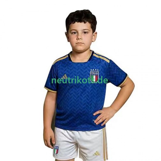 Fußballtrikot Italien Kinder Heim World Cup 2026 Kurzarm