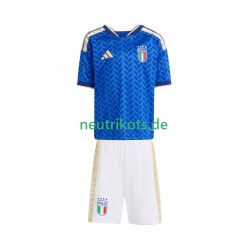 Fußballtrikot Italien Kinder Heim World Cup 2026 Kurzarm