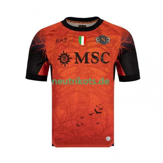Fußballtrikot SSC Neaples Halloween Torwart Herren Heim 2025-2026 Kurzarm