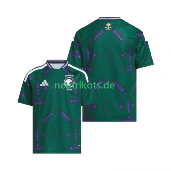 Fußballtrikot Saudi-Arabien Kinder Heim World Cup 2026 Kurzarm