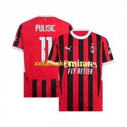 Fußballtrikot AC Mailand UCL Font PULISIC 11 Herren Heim 2024-2025 Kurzarm
