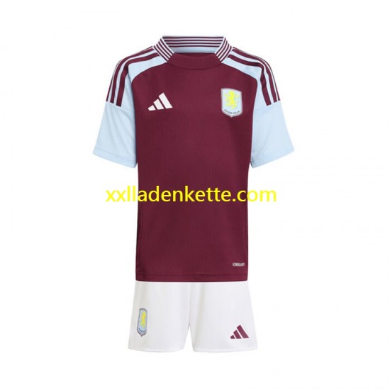Fußballtrikot Aston Villa Kinder Heim 2024-2025 Kurzarm