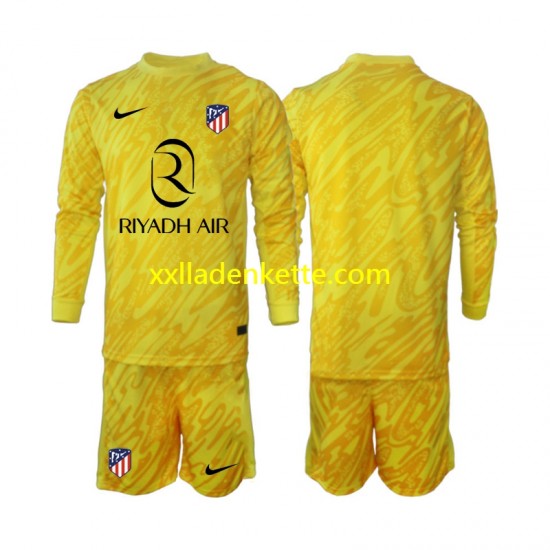 Fußballtrikot Atlético Madrid Torwart Kinder Ausweich 2024-2025 Langarm
