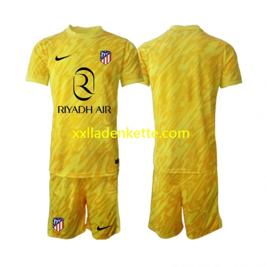 Fußballtrikot Atlético Madrid Torwart Kinder Ausweich 2024-2025 Kurzarm