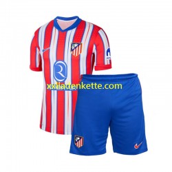 Fußballtrikot Atlético Madrid Kinder Heim 2024-2025 Kurzarm