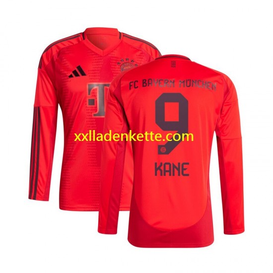 Fußballtrikot FC Bayern München Kane 9 Herren Heim 2024-2025 Langarm