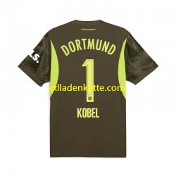 Fußballtrikot Borussia Dortmund Gregor Kobel 1 Torwart Herren Auswärts 2024-2025 Kurzarm