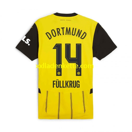 Fußballtrikot Borussia Dortmund Niclas Fullkrug 14 Herren Heim 2024-2025 Kurzarm