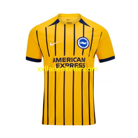 Fußballtrikot Brighton Hove Albion Herren Auswärts 2024-2025 Kurzarm