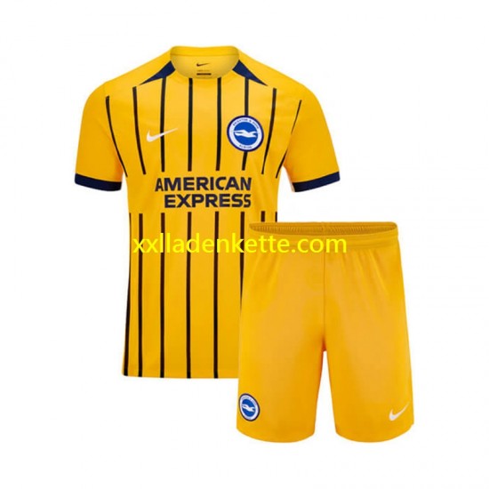 Fußballtrikot Brighton Hove Albion Kinder Auswärts 2024-2025 Kurzarm