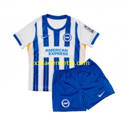 Fußballtrikot Brighton Hove Albion Kinder Heim 2024-2025 Kurzarm