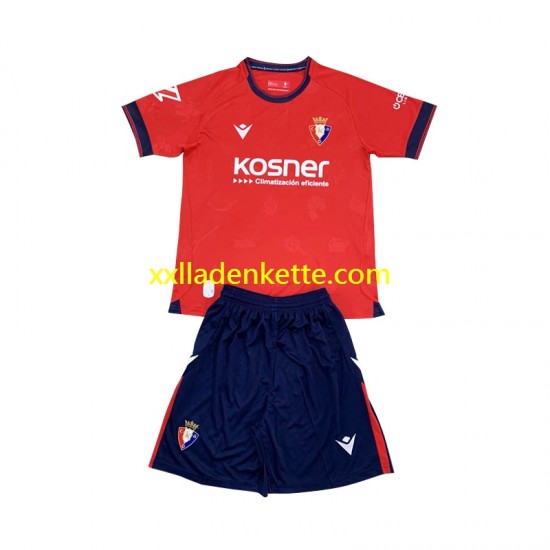 Fußballtrikot CA Osasuna Kinder Heim 2024-2025 Kurzarm