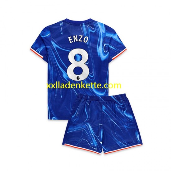 Fußballtrikot Chelsea Enzo 8 Kinder Heim 2024-2025 Kurzarm