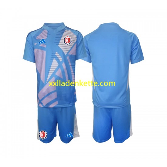 Fußballtrikot Costa Rica Torwart Kinder Heim 2024 Kurzarm