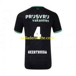 Fußballtrikot Feyenoord Rotterdam Lutsharel Geertruida 4 Herren Auswärts 2024-2025 Kurzarm