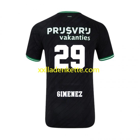 Fußballtrikot Feyenoord Rotterdam Santiago Gimenez 29 Herren Auswärts 2024-2025 Kurzarm