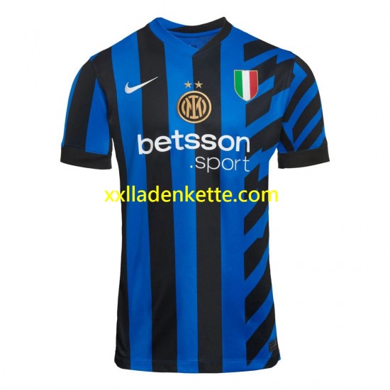 Fußballtrikot Inter Mailand Herren Heim 2024-2025 Kurzarm