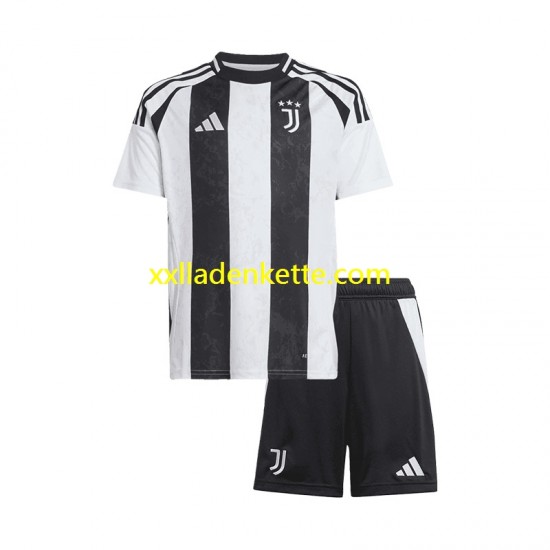 Fußballtrikot Juventus Turin Kinder Heim 2024-2025 Kurzarm
