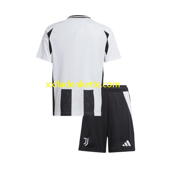 Fußballtrikot Juventus Turin Kinder Heim 2024-2025 Kurzarm