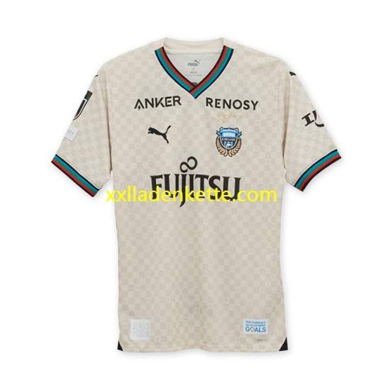 Fußballtrikot Kawasaki Frontale Herren Auswärts 2024-2025 Kurzarm