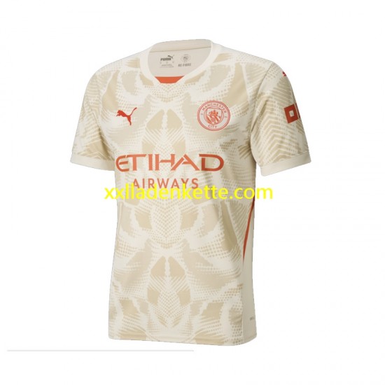 Fußballtrikot Manchester City Torwart Herren Ausweich 2024-2025 Kurzarm