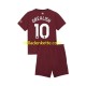 Fußballtrikot Manchester City Jack Grealish 10 Kinder Ausweich 2024-2025 Kurzarm