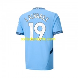 Fußballtrikot Manchester City Julian Alvarez 19 Herren Heim 2024-2025 Kurzarm