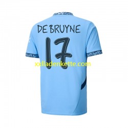 Fußballtrikot Manchester City UCL Font DE BRUYNE 17 Herren Heim 2024-2025 Kurzarm