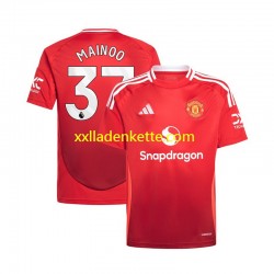 Fußballtrikot Manchester United Kobbie Mainoo 37 Herren Heim 2024-2025 Kurzarm