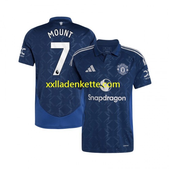 Fußballtrikot Manchester United Mason Mount 7 Herren Auswärts 2024-2025 Kurzarm