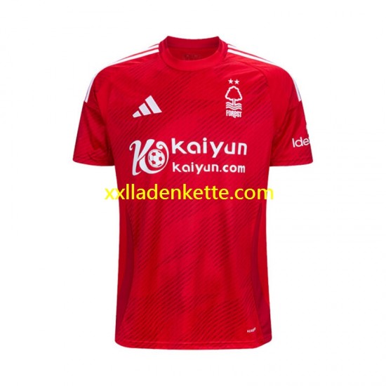 Fußballtrikot Nottingham Forest Herren Heim 2024-2025 Kurzarm