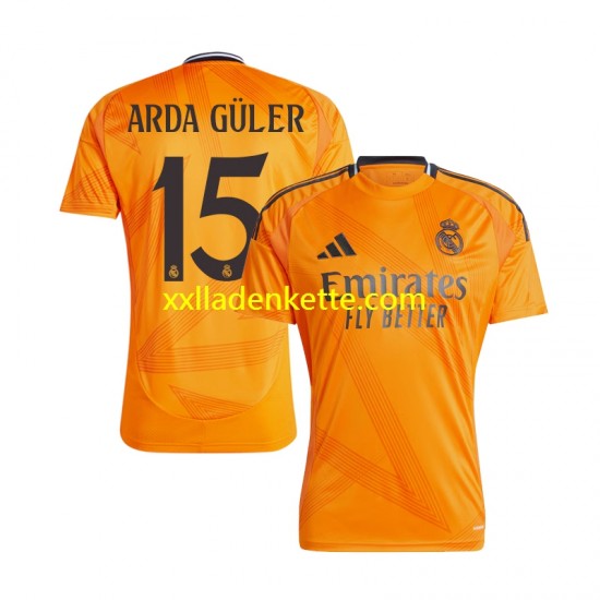 Fußballtrikot Real Madrid Arda Guler 15 Herren Auswärts 2024-2025 Kurzarm