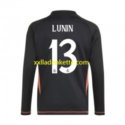 Fußballtrikot Real Madrid Andriy Lunin 13 Torwart Herren Auswärts 2024-2025 Langarm