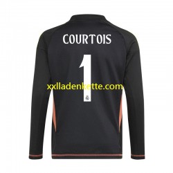 Fußballtrikot Real Madrid Thibaut Courtois 1 Torwart Herren Auswärts 2024-2025 Kurzarm