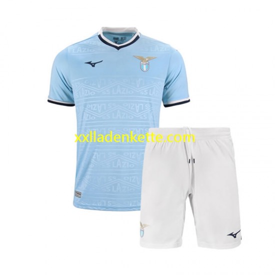Fußballtrikot Lazio Rom Kinder Heim 2024-2025 Kurzarm