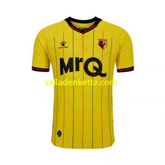 Fußballtrikot Watford Herren Heim 2024-2025 Kurzarm