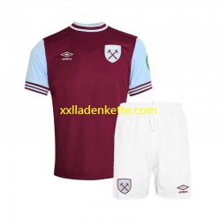 Fußballtrikot West Ham United Kinder Heim 2024-2025 Kurzarm